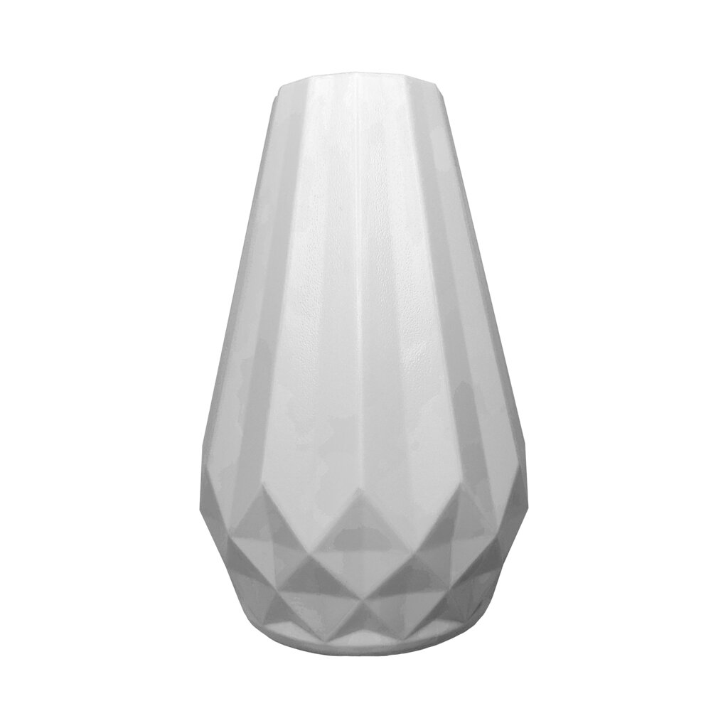 Ваза Origami пластик белая 20.5 см от компании ИП Фомичев - фото 1