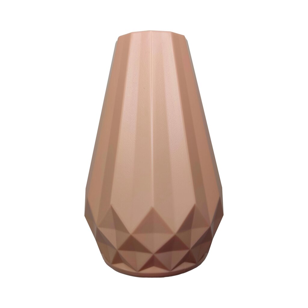 Ваза Origami пластик розовая 20.5 см от компании ИП Фомичев - фото 1