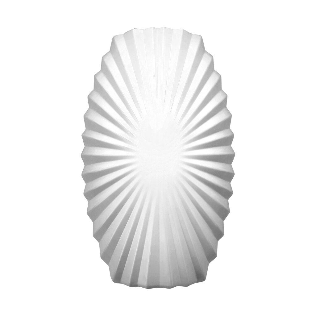 Ваза Shine пластик белая 27.5 см от компании ИП Фомичев - фото 1