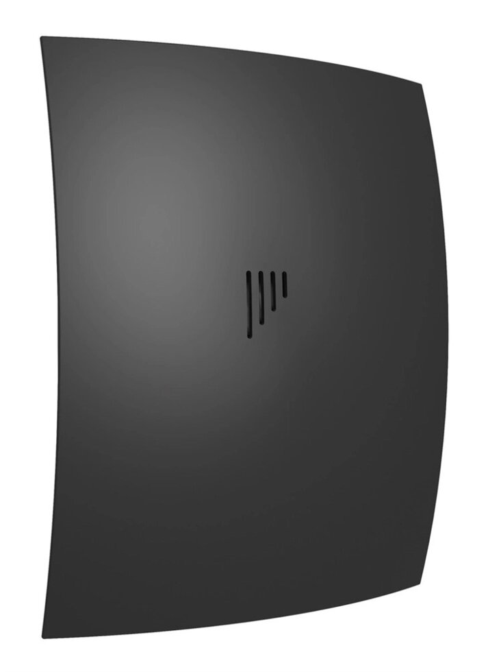 Вентилятор ЭРА осевой вытяжной с обратным клапаном D98 декоративный BREEZE 4C Matt black от компании ИП Фомичев - фото 1