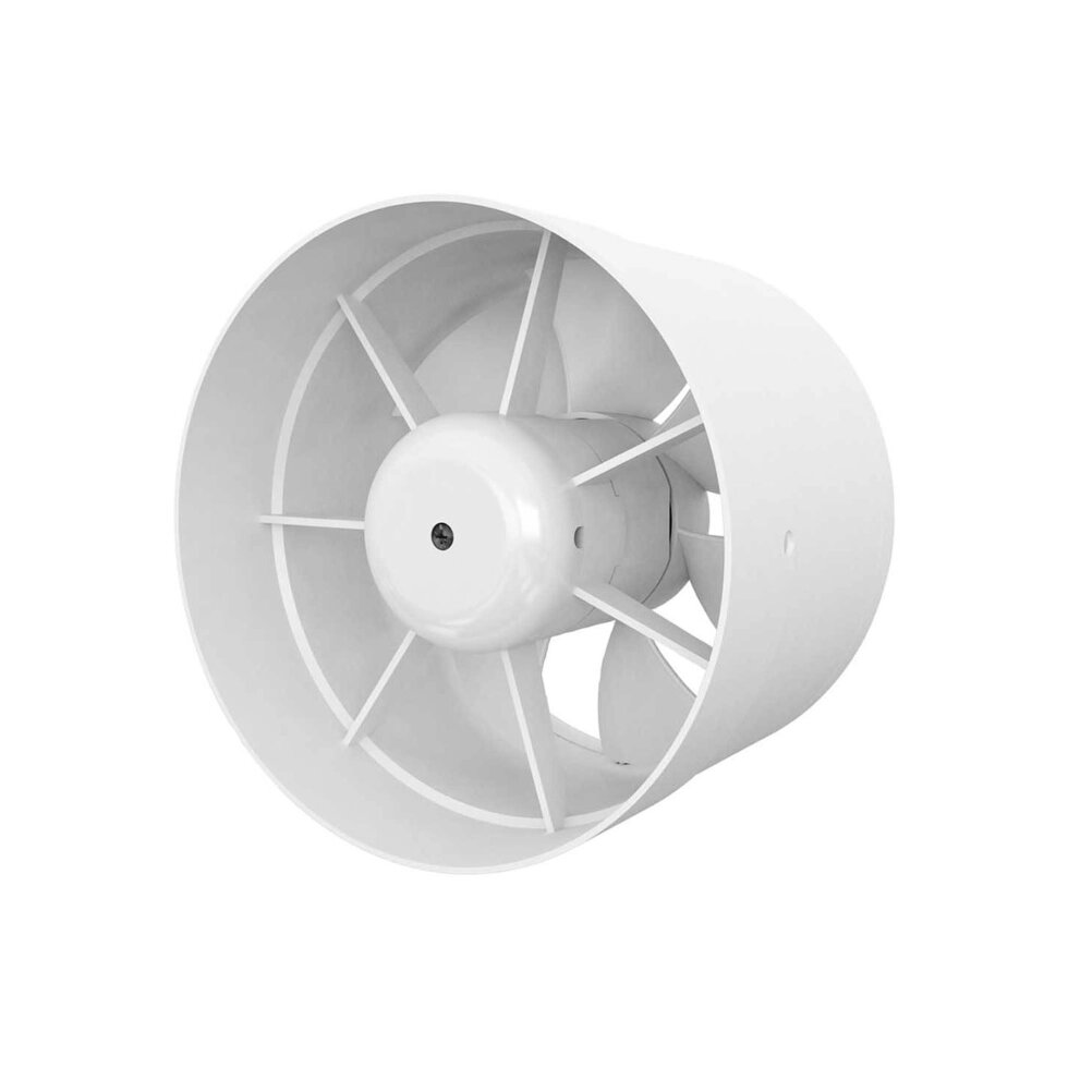 Вентилятор канальный осевой вытяжной Auramax VP 150 D150 мм 37 дБ 280 м3/ч цвет белый от компании ИП Фомичев - фото 1