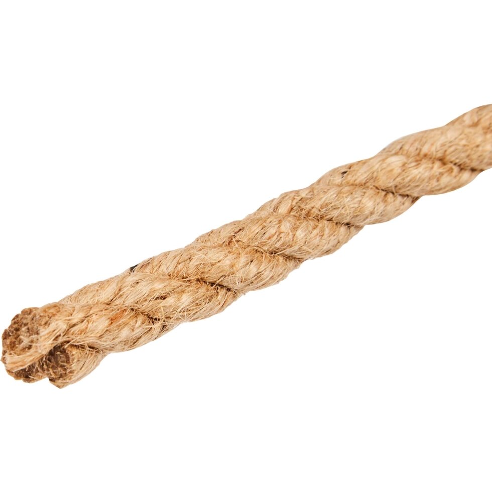 Веревка на катушке 12 мм, 100 м, цвет золотисто-коричневый от компании ИП Фомичев - фото 1