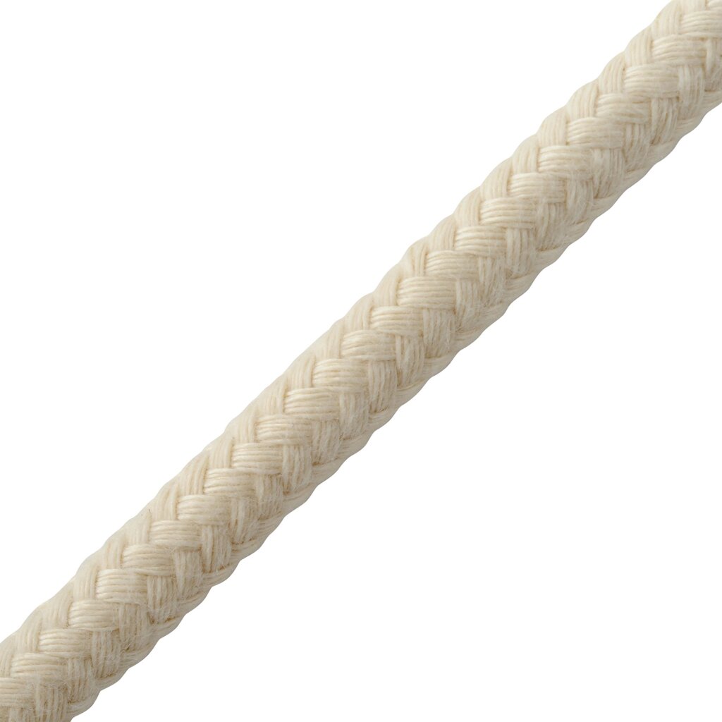 Веревка плетеная  8 мм 10 м полипропиленовая, цвет бежевый STANDERS от компании ИП Фомичев - фото 1