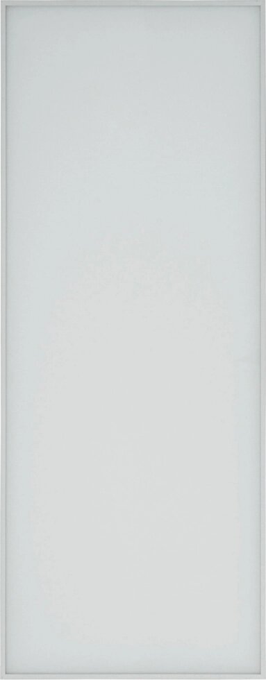 Витрина для шкафа Delinia ID «Хельсинки» 40x102 см, алюминий/стекло, цвет белый от компании ИП Фомичев - фото 1