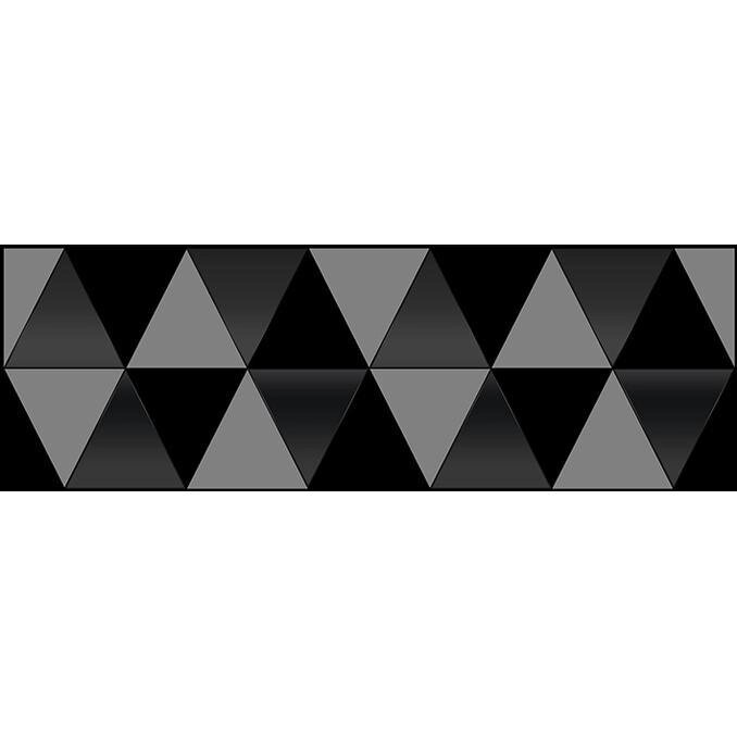 Вставка настенная Sigma Perla 20x60 см, цвет черный от компании ИП Фомичев - фото 1