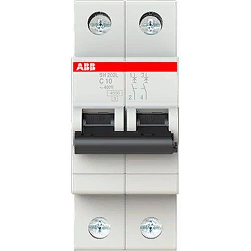 Выключатель автоматический ABB 2 полюса 10 A от компании ИП Фомичев - фото 1