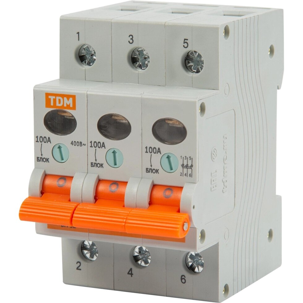 Выключатель нагрузки TDM Electric ВН-32 3P 100 А от компании ИП Фомичев - фото 1