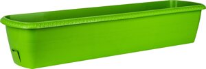 Ящик балконный Жардин 60x20x15.5 см v18 л пластик зелёный
