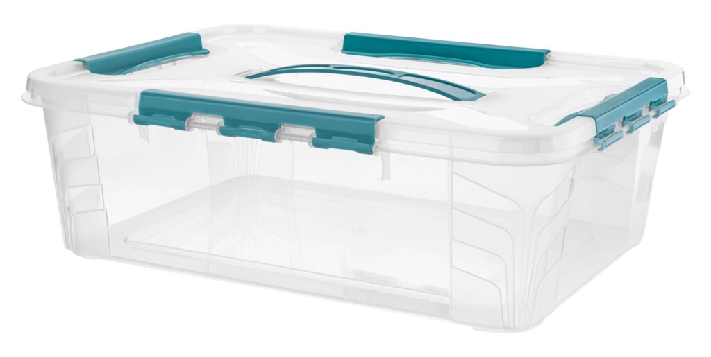 Ящик для хранения Grand Box, 10 л, 29x12.4x39 см, пластик, цвет прозрачный от компании ИП Фомичев - фото 1