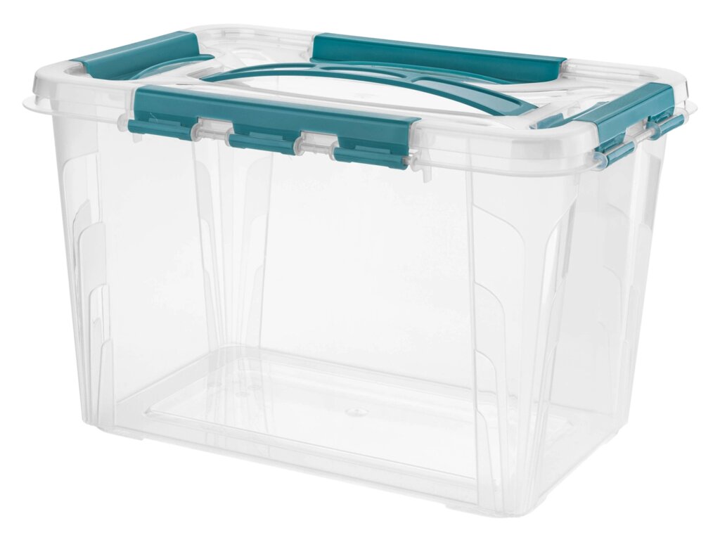 Ящик для хранения Grand Box, 6.65 л, 19x18x29 см, пластик, цвет прозрачный от компании ИП Фомичев - фото 1