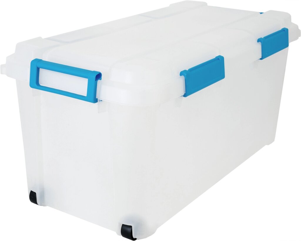 Ящик для хранения Keter Outback 80 л 78.9x39.8x37 см полипропилен, цвет прозрачный от компании ИП Фомичев - фото 1