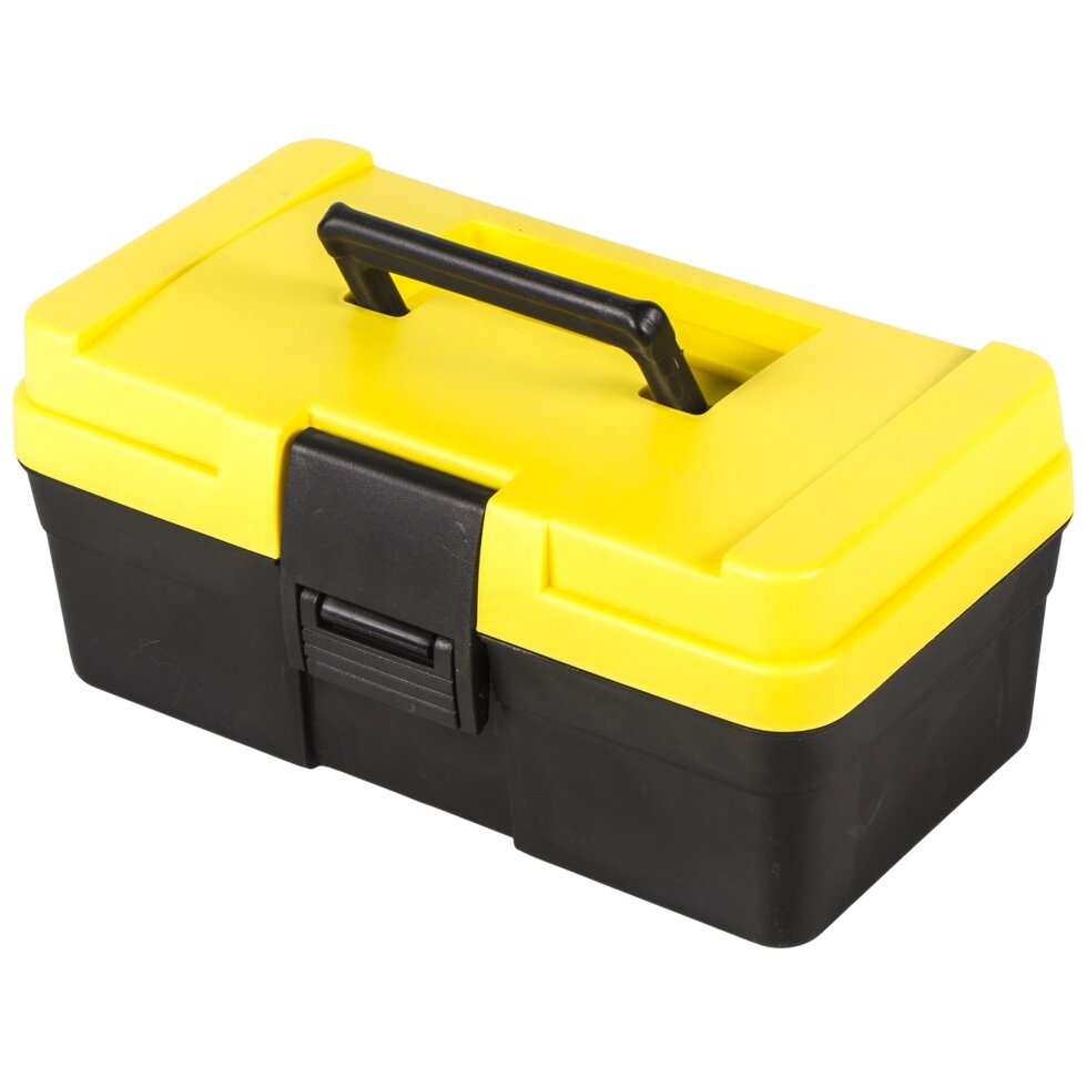 Ящик для инструмента Systec 151х125х285 мм, пластик, цвет чёрно-жёлтый от компании TOO RT UNIVERSAL GROUP - фото 1