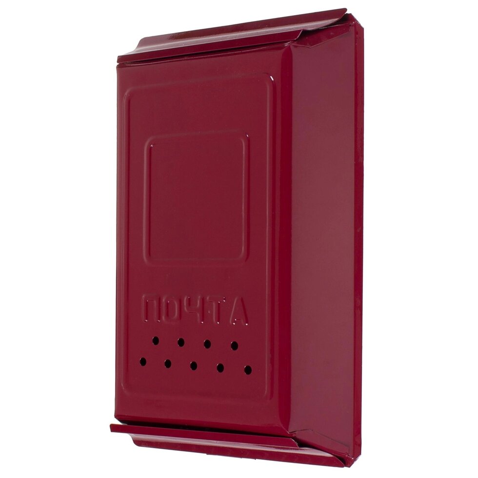 Ящик почтовый с замком, цвет вишня от компании ИП Фомичев - фото 1