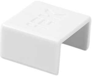Заглушка для кабель-канала IEK КМЗ 12/12 мм цвет белый 4 шт.