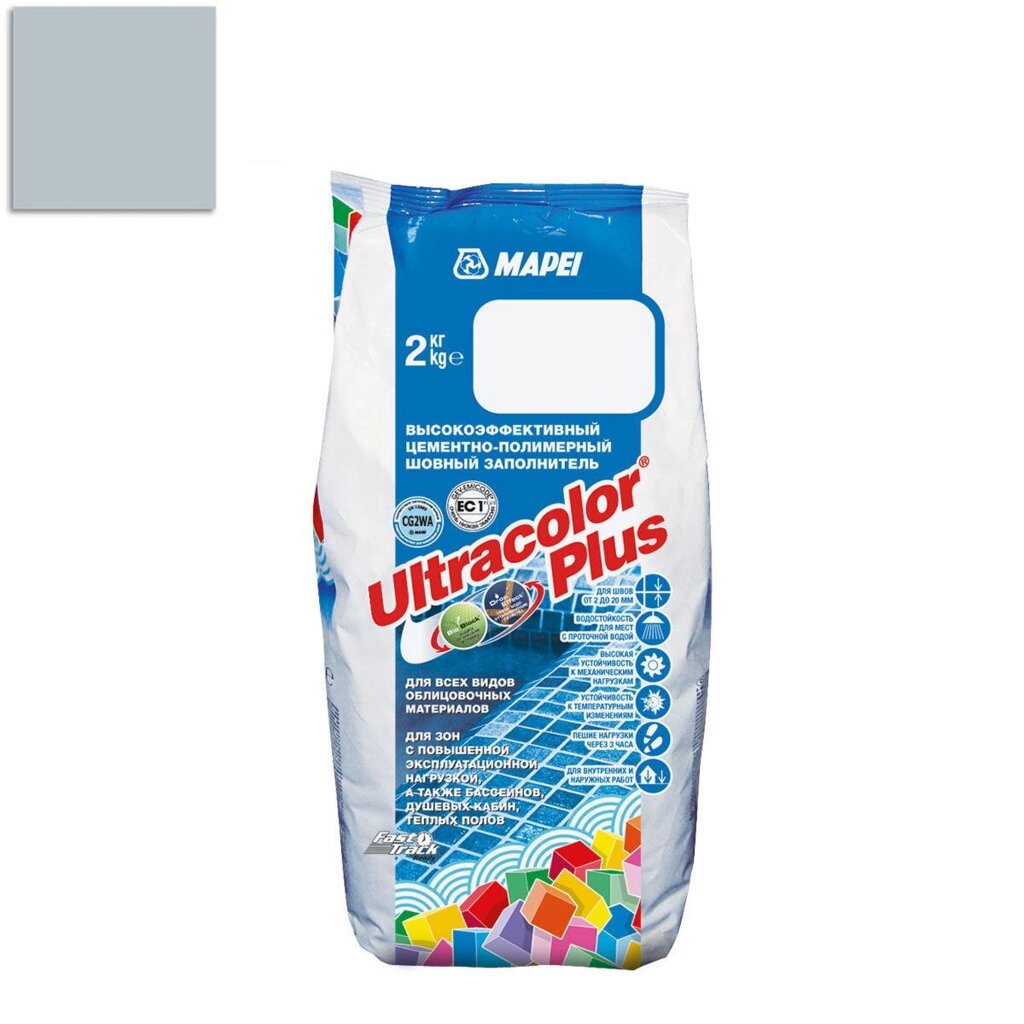 Затирка для швов MAPEI Ultracolor Plus№170/2кг (Крокус) от компании ИП Фомичев - фото 1