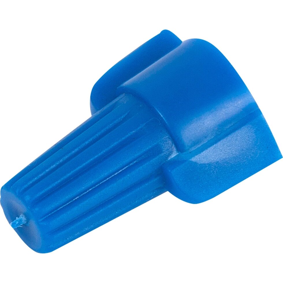 Зажим соединительный с лепестками СИЗ-Л-2 4.5-12 мм?, ПВХ, цвет синий, 10 шт. от компании ИП Фомичев - фото 1