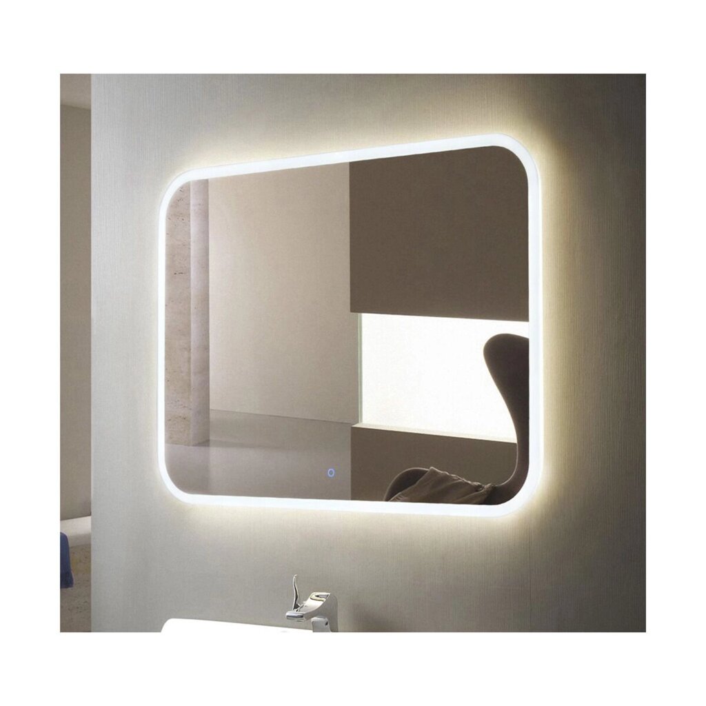 Зеркало  "Альбано 800х600" LED сенсор от компании ИП Фомичев - фото 1