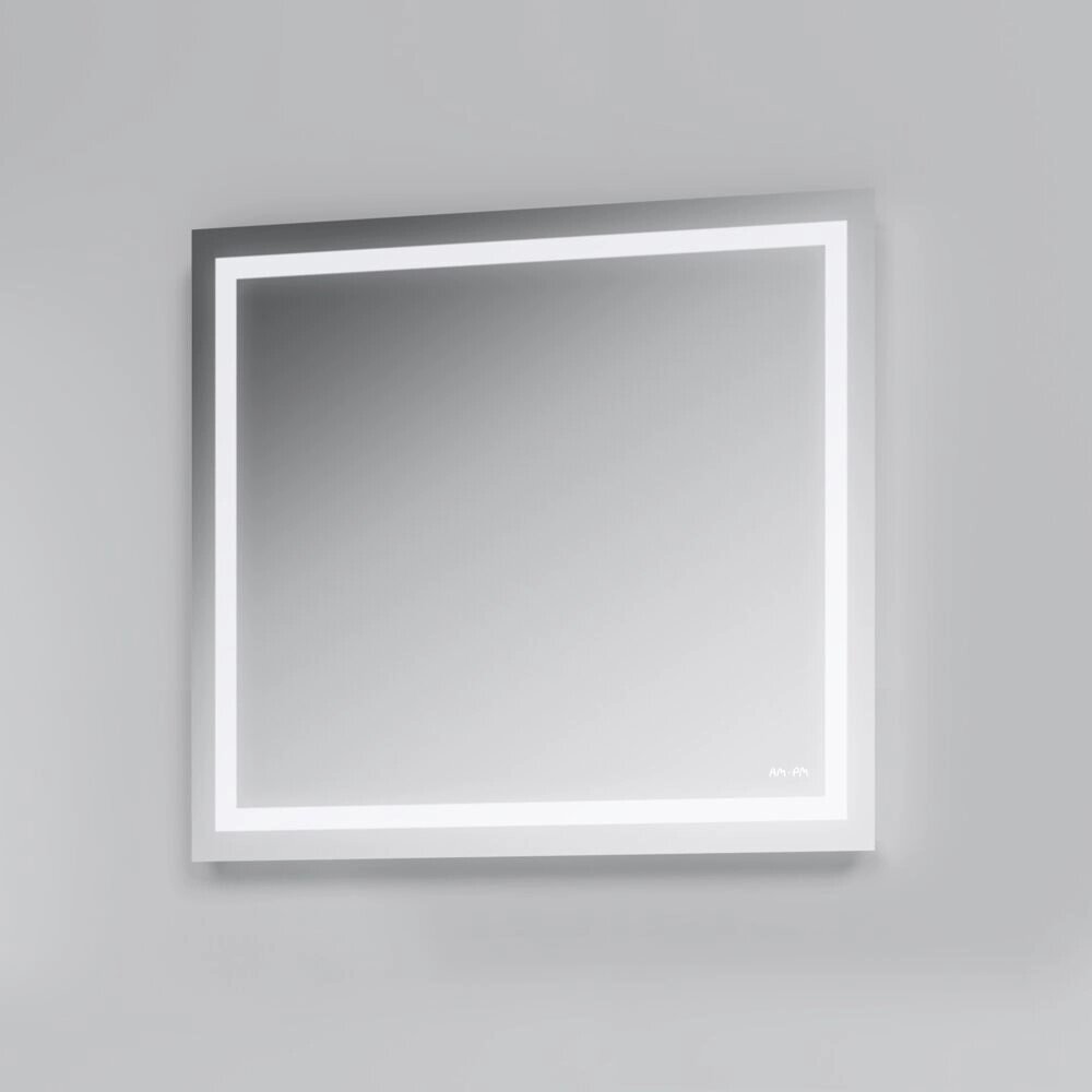 Зеркало АМ. РМ GEM M91AMOX0801WG 80 см настенное с контурной LED-подсветкой от компании ИП Фомичев - фото 1