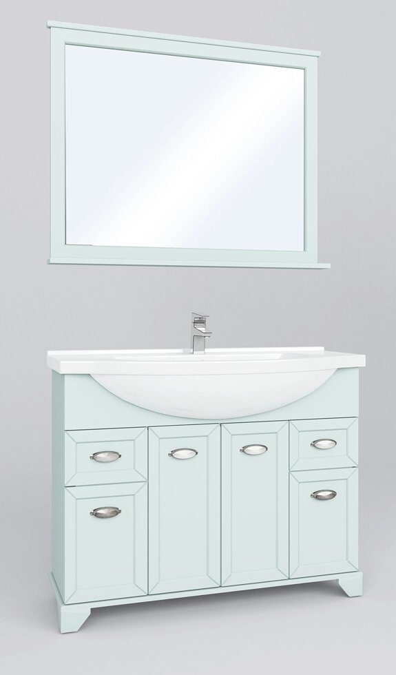 Зеркало Aquaton «Шарм» 100 см, цвет зелёный от компании ИП Фомичев - фото 1