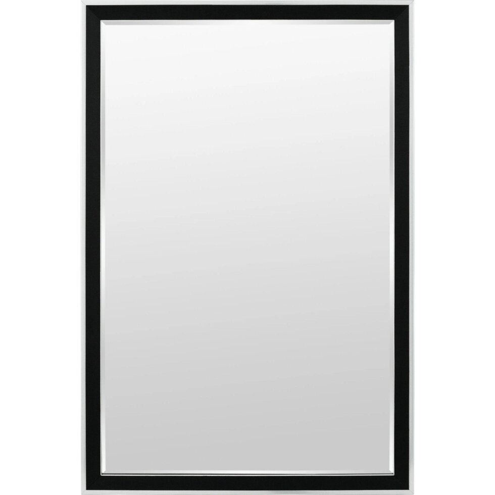 Зеркало без полки 60х90 см цвет чёрный от компании ИП Фомичев - фото 1