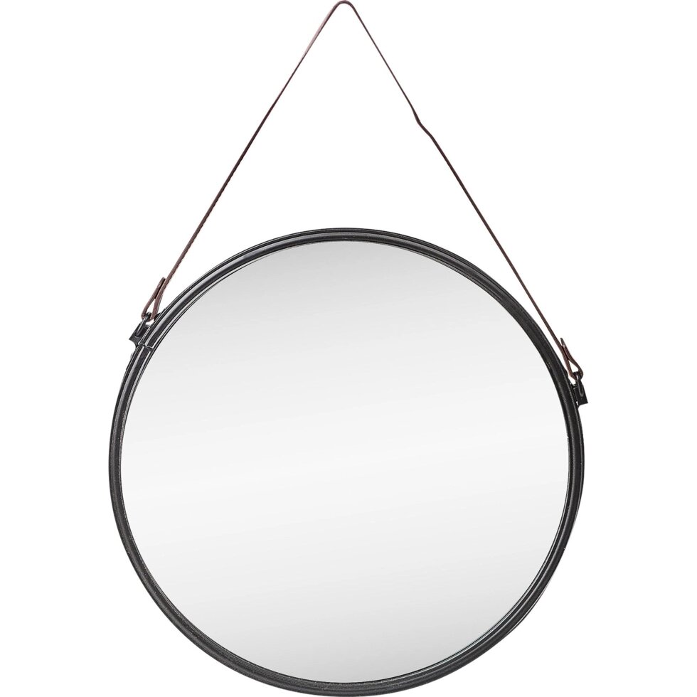 Зеркало декоративное Barbier, круг, 41 см, цвет чёрный от компании ИП Фомичев - фото 1