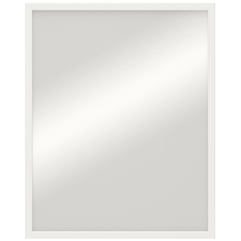 Зеркало декоративное Basic прямоугольник 40x50 см цвет белый от компании ИП Фомичев - фото 1