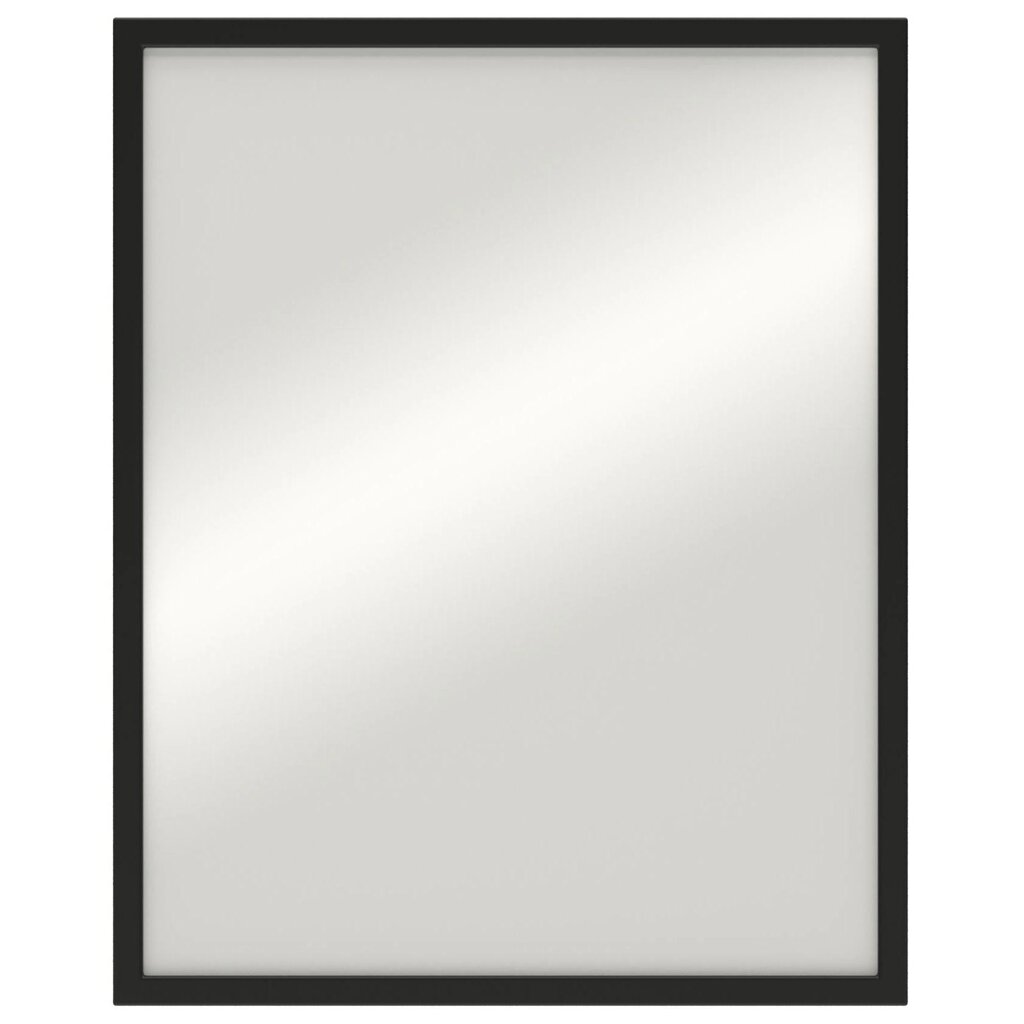 Зеркало декоративное Basic прямоугольник 40x50 см цвет черный от компании ИП Фомичев - фото 1