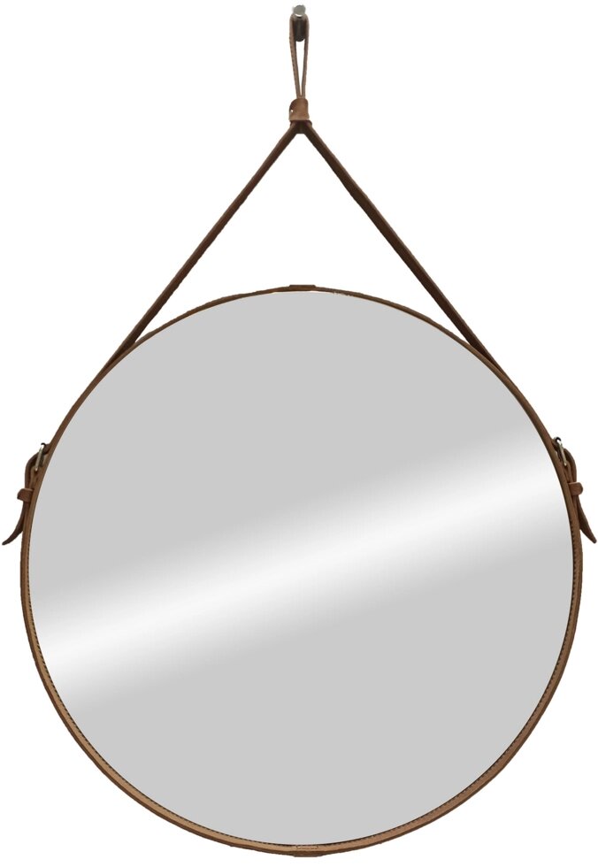 Зеркало декоративное «Миллениум браун» на ремне, круг, o50 см от компании ИП Фомичев - фото 1