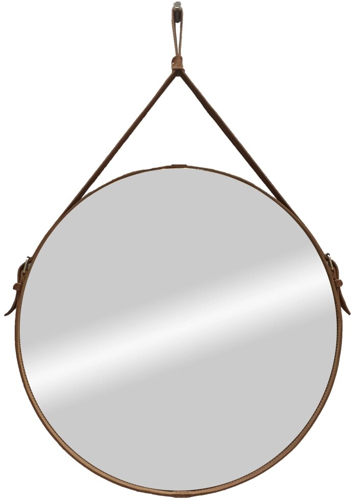 Зеркало декоративное «Миллениум браун» на ремне, круг, o65 см от компании ИП Фомичев - фото 1