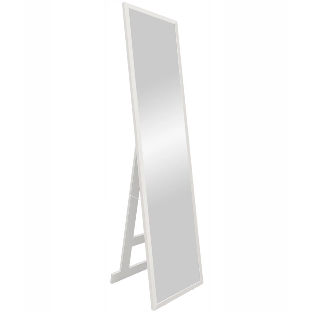 Зеркало декоративное напольное и настенное Inspire Альпы прямоугольник 40x160 см цвет белый от компании ИП Фомичев - фото 1