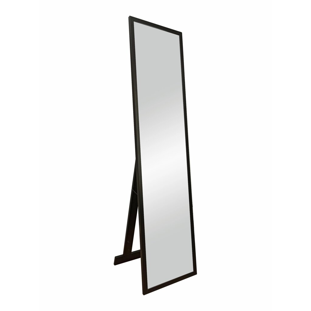 Зеркало декоративное напольное Inspire Альпы прямоугольник 40x160 см цвет черный от компании TOO RT UNIVERSAL GROUP - фото 1