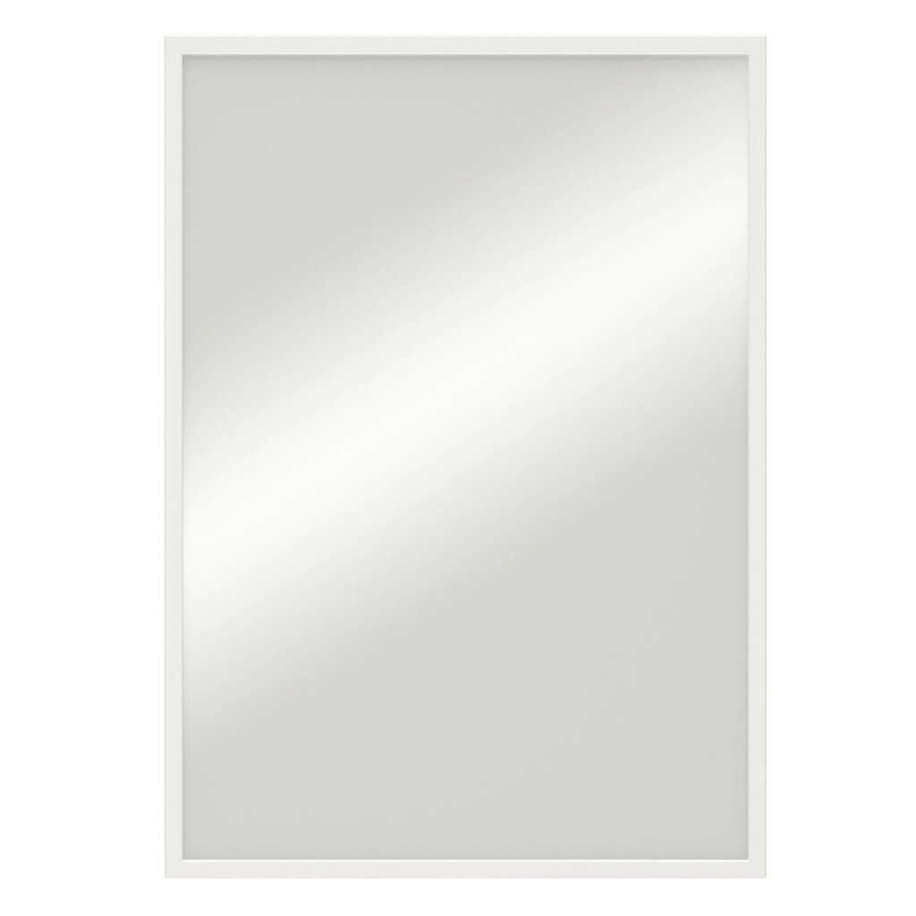 Зеркало декоративное Вега прямоугольник 50x70 см цвет белый от компании ИП Фомичев - фото 1