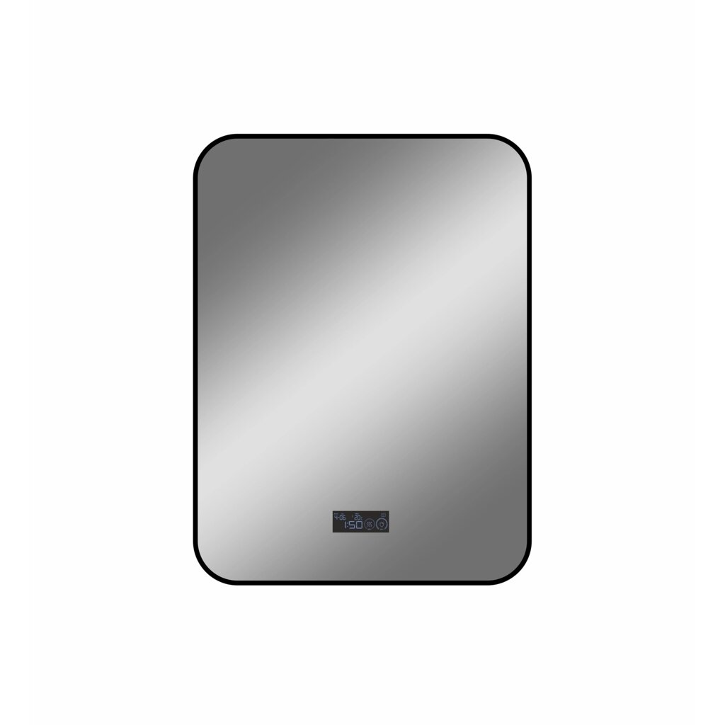 Зеркало для ванной Drive с подсветкой 60x80 см цвет черный от компании ИП Фомичев - фото 1