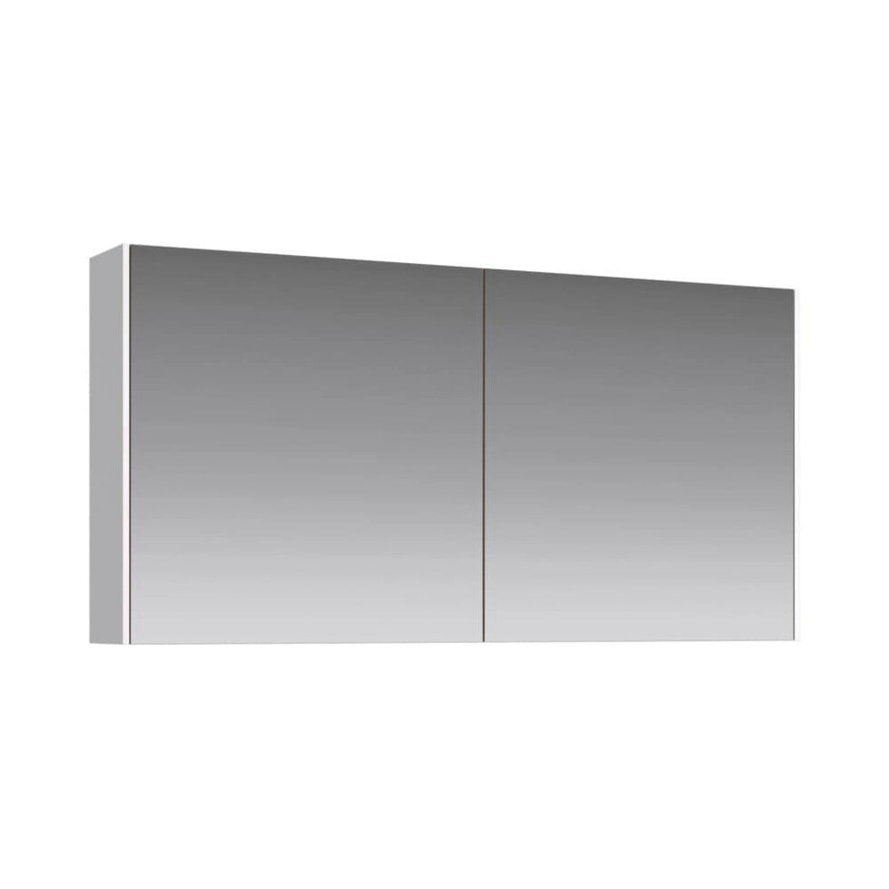 Зеркало для ванной комнаты AQWELLA Mobi 120 дуб балтийский/бетон светлый MOB0412/MOB0717BS от компании ИП Фомичев - фото 1