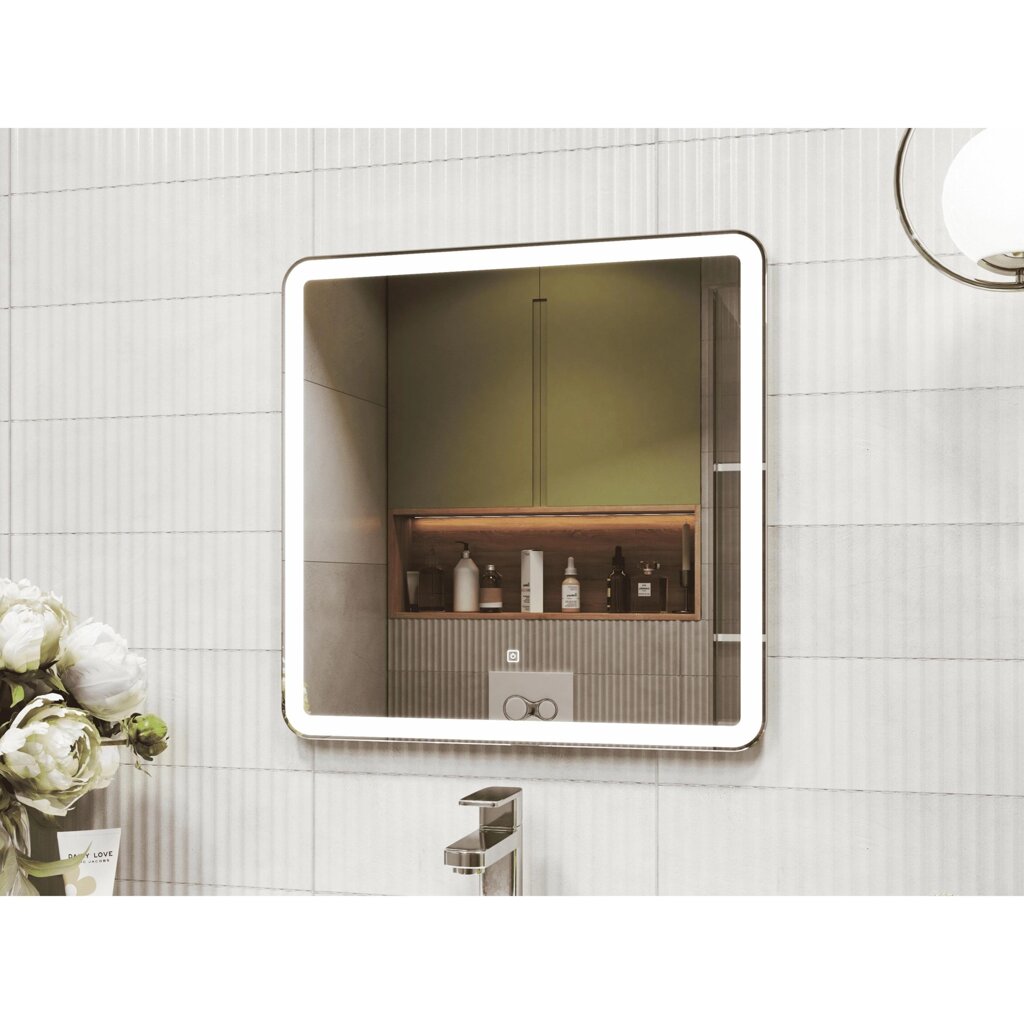 Зеркало для ванной Vigo Bora Classic Led с подсветкой 60 см от компании ИП Фомичев - фото 1