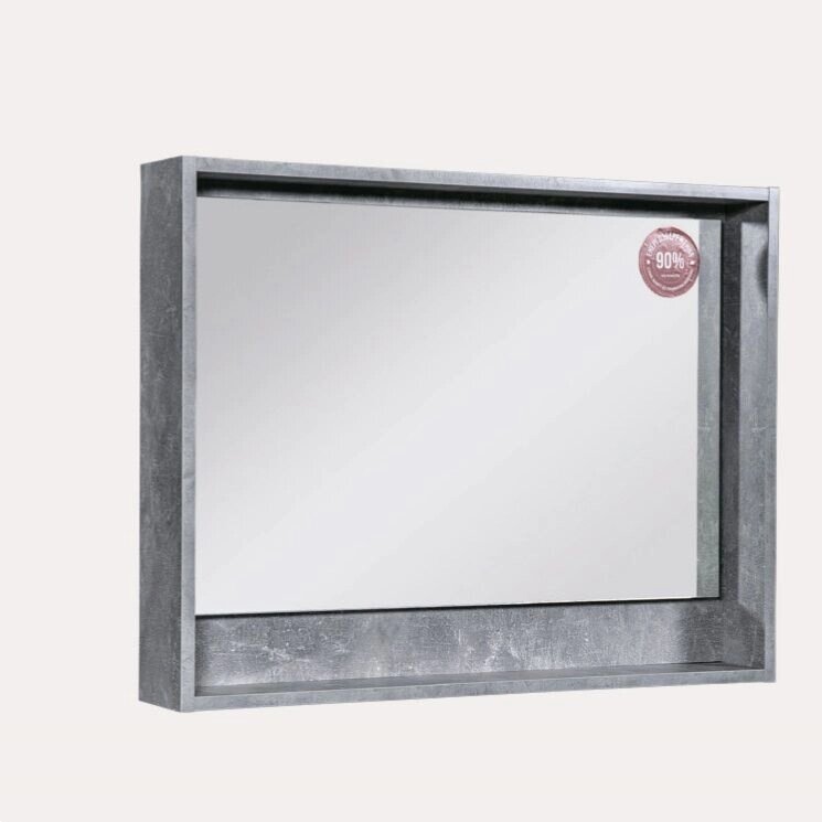Зеркало EDDA 60  (BETON) - зеркало настенное для ванной комнаты от компании ИП Фомичев - фото 1