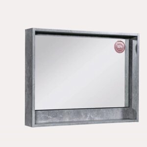 Зеркало EDDA 60 (BETON) - зеркало настенное для ванной комнаты