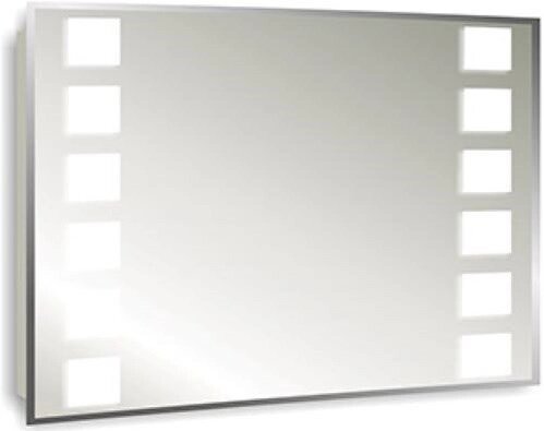 Зеркало LED ЭКО Блюз 800х600 от компании ИП Фомичев - фото 1