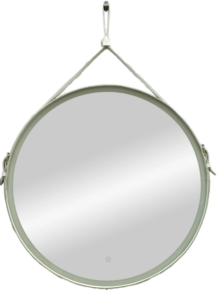 Зеркало на ремне с подсветкой Belt White LED o65 см от компании ИП Фомичев - фото 1