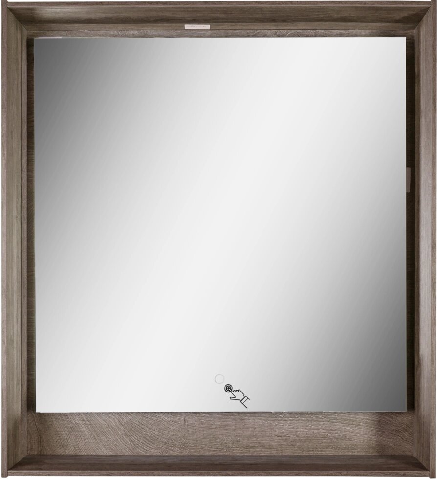 Зеркало с подсветкой «Мокка» 100 см цвет дуб серый от компании ИП Фомичев - фото 1