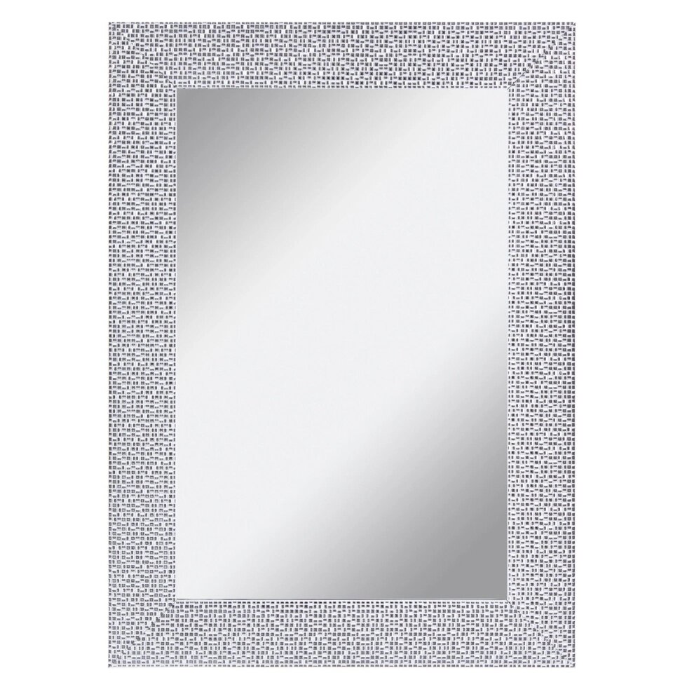 Зеркало в раме «Мозаика» 50х70 см цвет белый от компании ИП Фомичев - фото 1