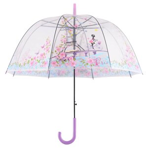 Зонт-трость Весна в Париже полуавтомат 80см