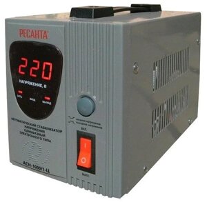 Стабилизатор напряжения электронный (Релейный) - РЕСАНТА ACH-1000/1-Ц-1 кВт