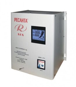 Стабилизатор напряжения электронный (Релейный) - РЕСАНТА ACH-12000Н/1-Ц -12 кВт - Настенный