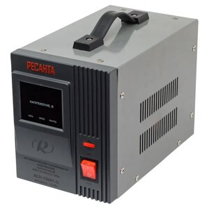 Стабилизатор напряжения электронный (Релейный) - РЕСАНТА ACH-1500/1-Ц-1,5 кВт