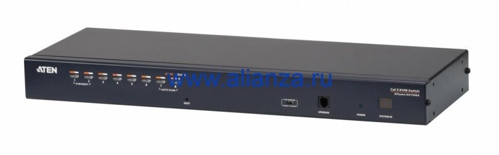 Cat5 KVM Переключатель ATEN KH1508A / KH1508A-AX-G от компании Alianza - Комплексные поставки - фото 1