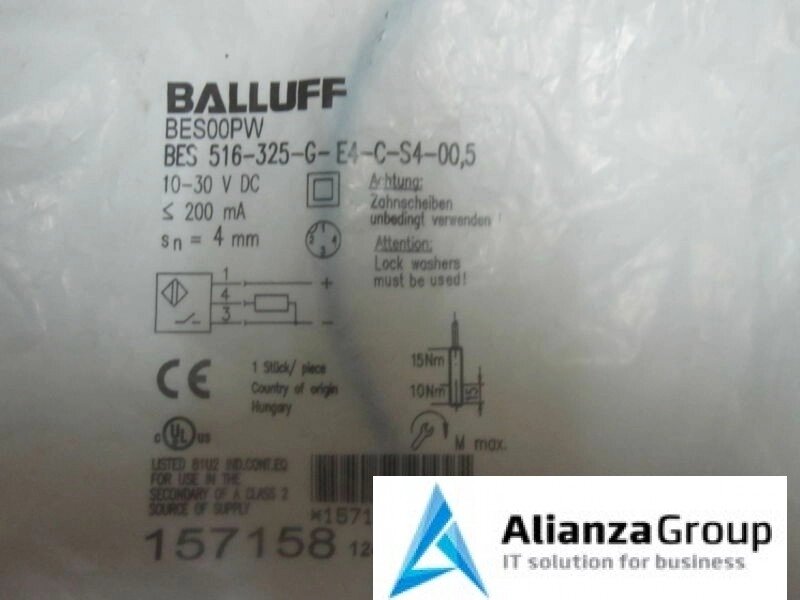 Датчик/Модуль Balluff BES 516-325-G-E4-C-S4-00,5 от компании Alianza - Комплексные поставки - фото 1