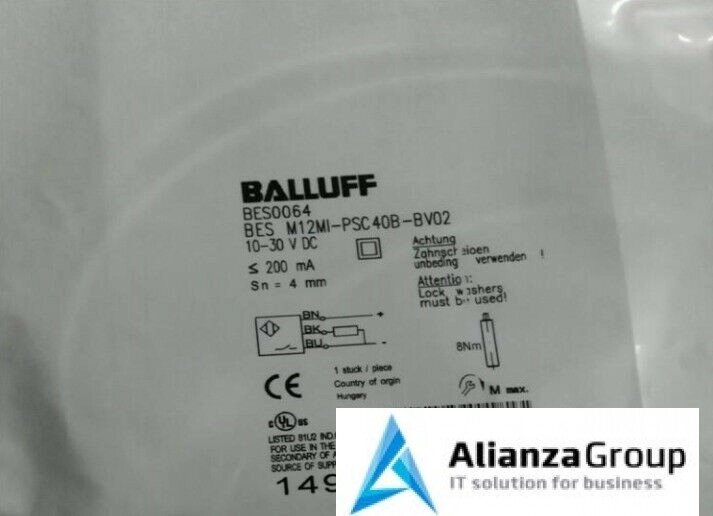 Датчик/Модуль Balluff BES M12MI-PSC40B-BV02 от компании Alianza - Комплексные поставки - фото 1