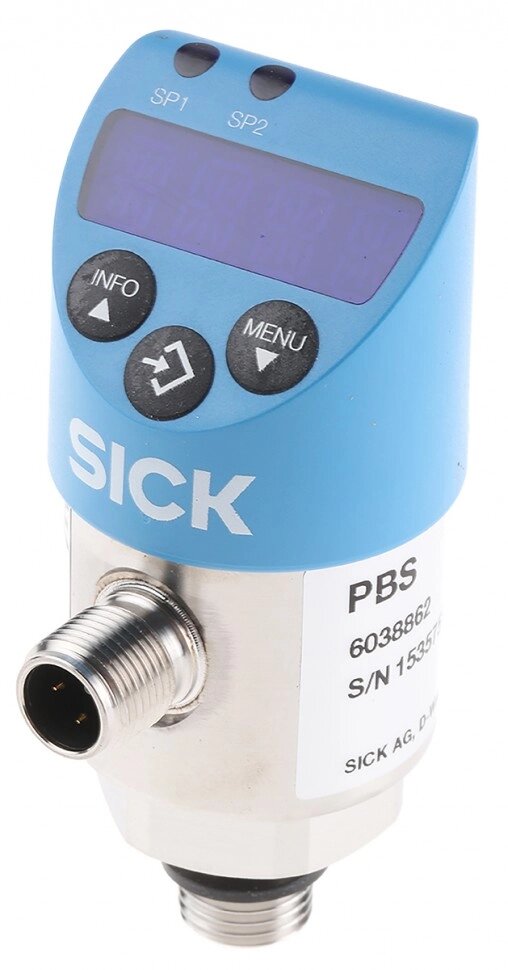 Датчики давления PBS-RB010SG1SSNAMA0Z Sick Gauge Pressure Sensor, 10bar Max Pressure Reading , 15  35 V dc, G1/4, IP67 от компании Alianza - Комплексные поставки - фото 1