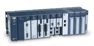 GE Fanuc IC200DTX450 Operator Interface with up to 200 stored messages. 2 x 16 character L CD backlight display and 6